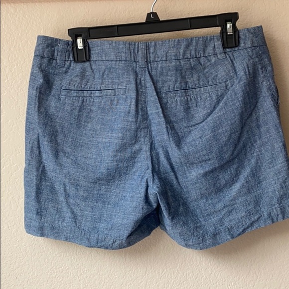 Merona Target Blue Chambray Denim Jean Prep Shorts 6 - Picture 5 of 9